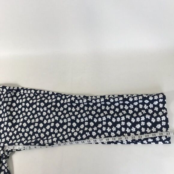 J. Crew Floral Remi Pants Women's Size 12 Scattered Daisies Straight Leg Stretch - Picture 9 of 13